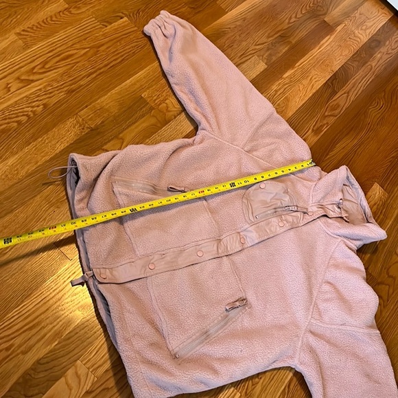 Free People Movement Hit The Trails Fleece Teddy Jacket size XL NWT - Picture 6 of 15